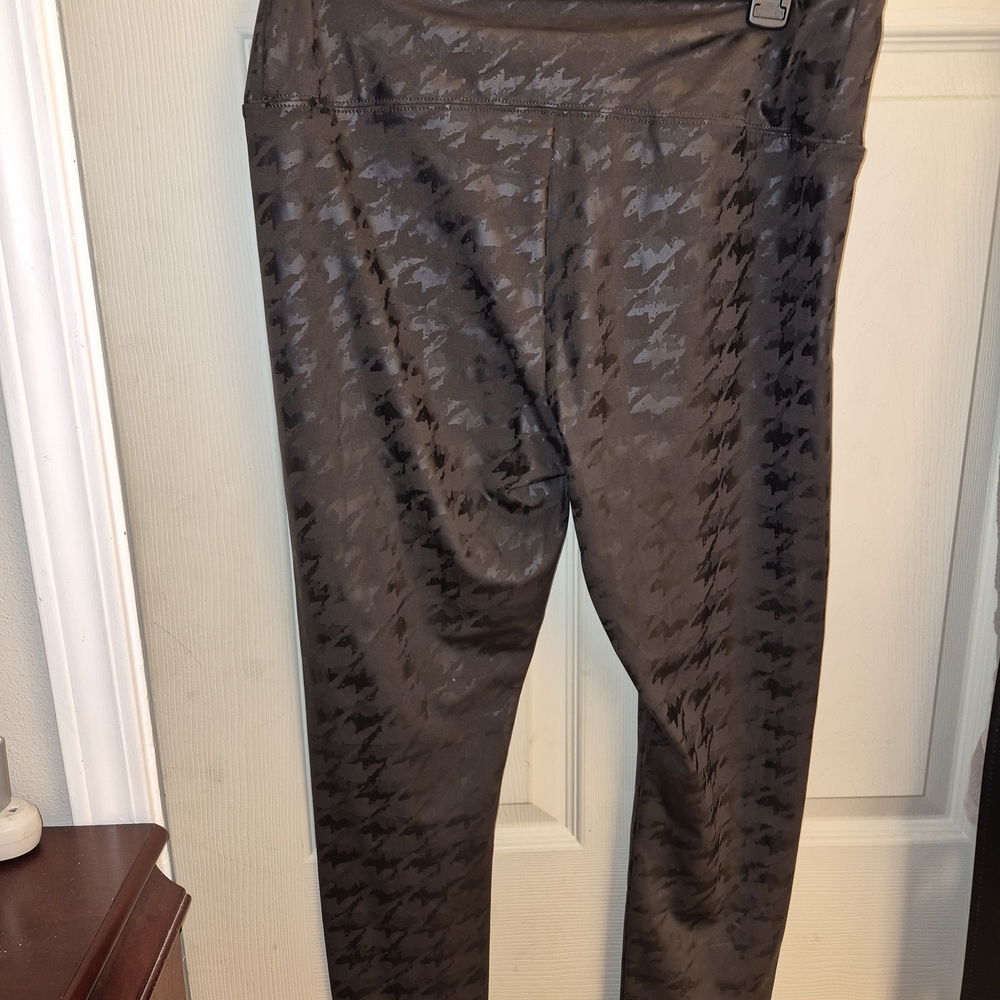 Black Patterned Leggings